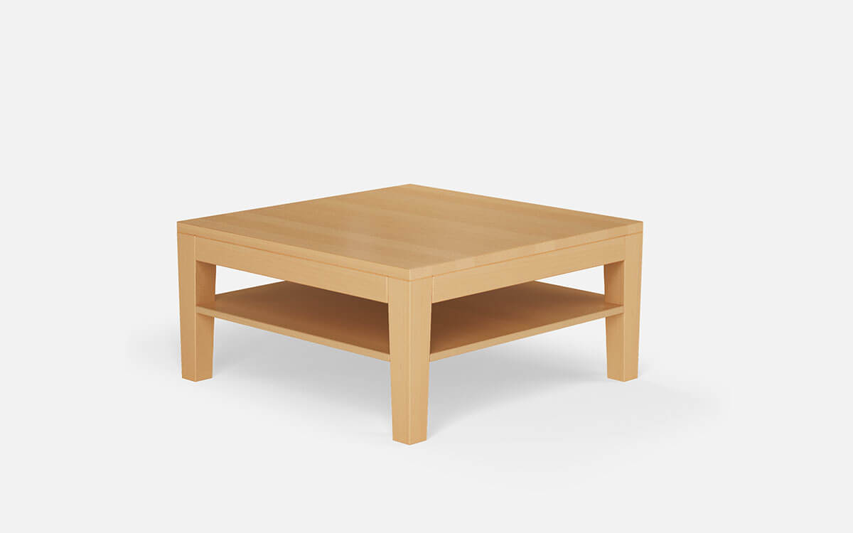 Coffee table: Lyon with Shelf