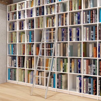 Library Shelving In Your Own Living, Used Library Shelving