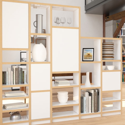 Custom Room Divider Bookcases And Shelves Pickawood