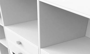 3D storage and bookcase configurator - made to order shelving by Pickawood