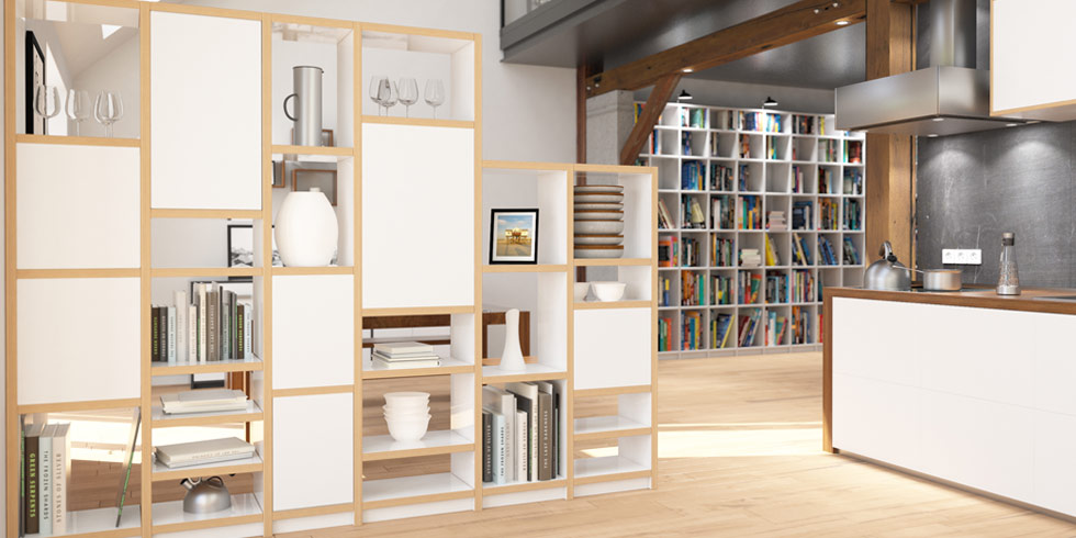 Custom Room Divider Bookcases And, Open Bookcase Room Divider