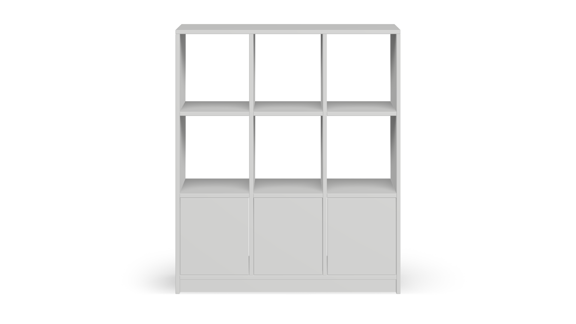 Low bar shelf with folding doors
