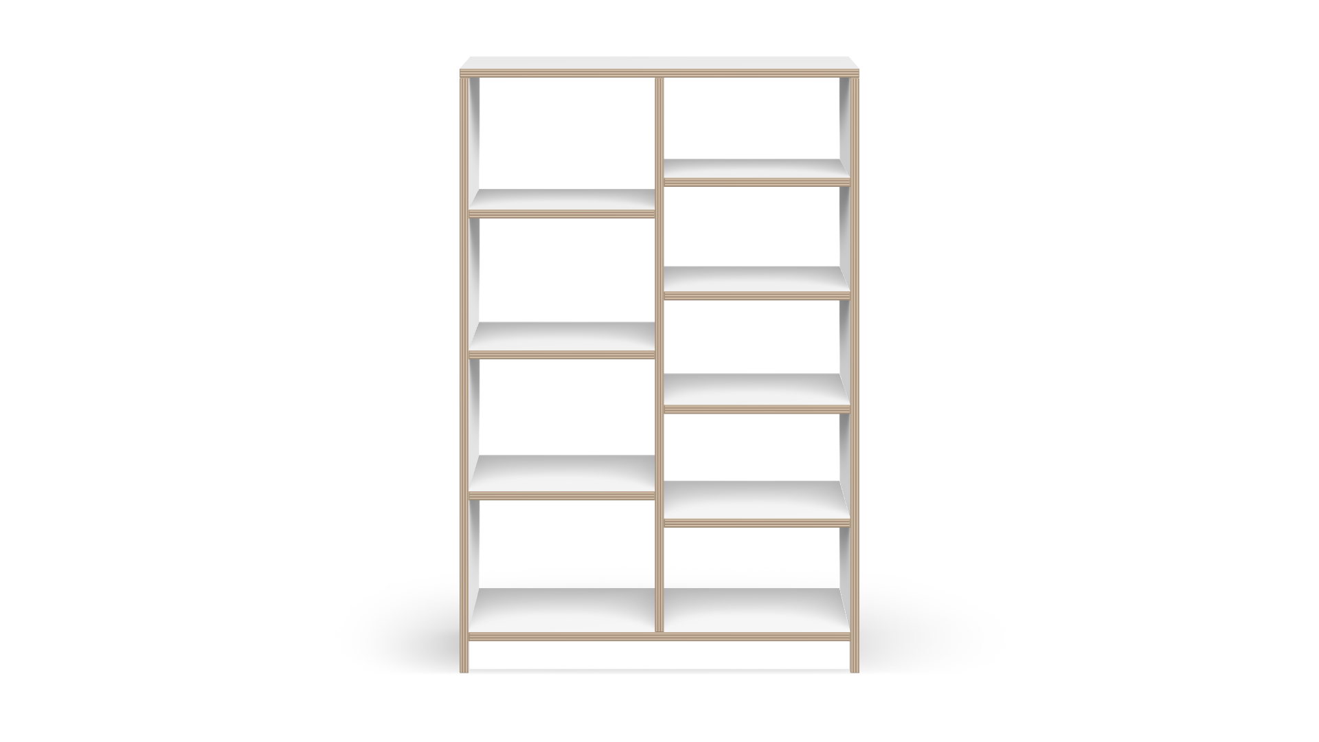 Made-to-measure wardrobe shelf