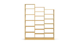 Solid wood stair shelf