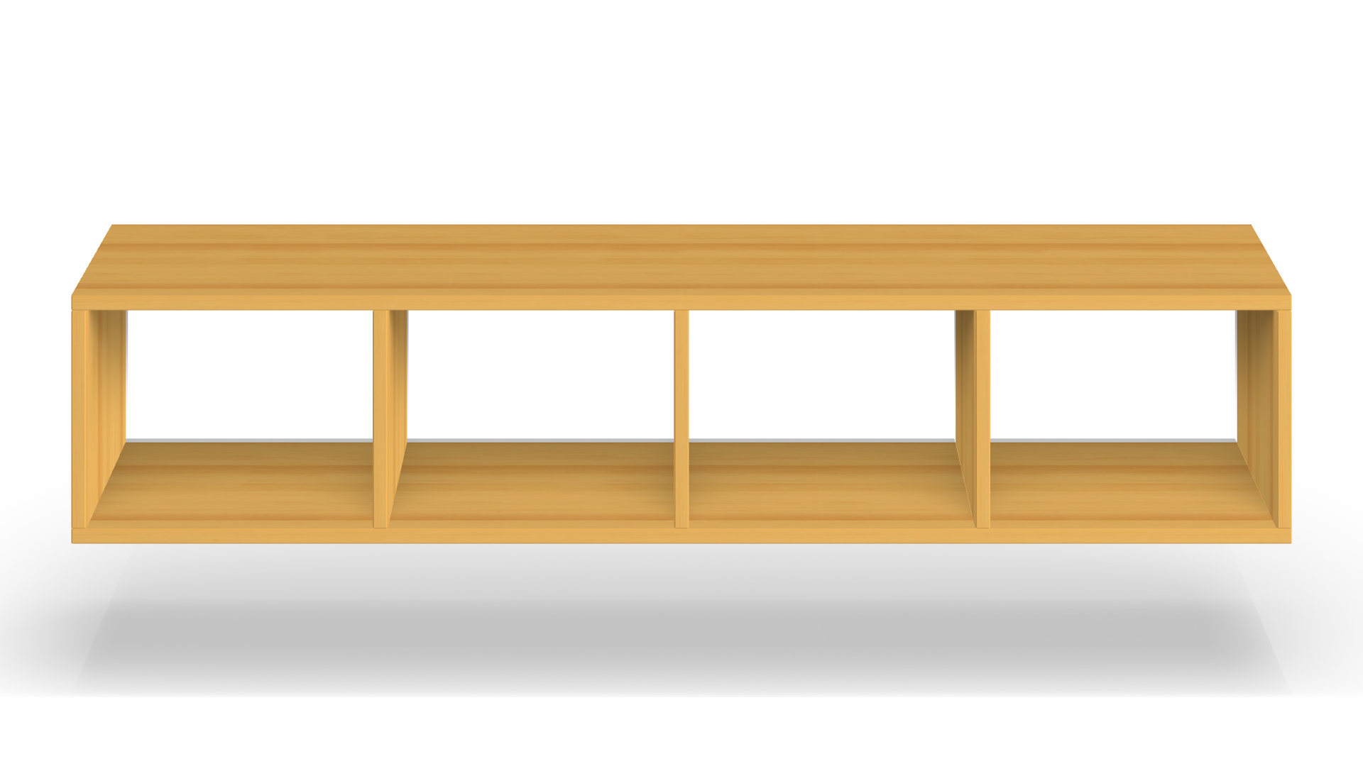 Hanging shelf from alder from Pickawood