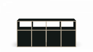 Sideboard im Multiplex-Look