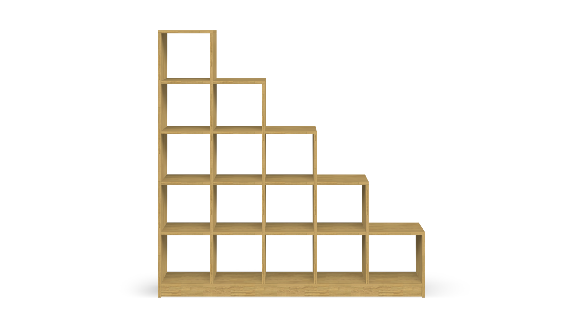 Rangement Escalier Cube hauteur 200 cm bois