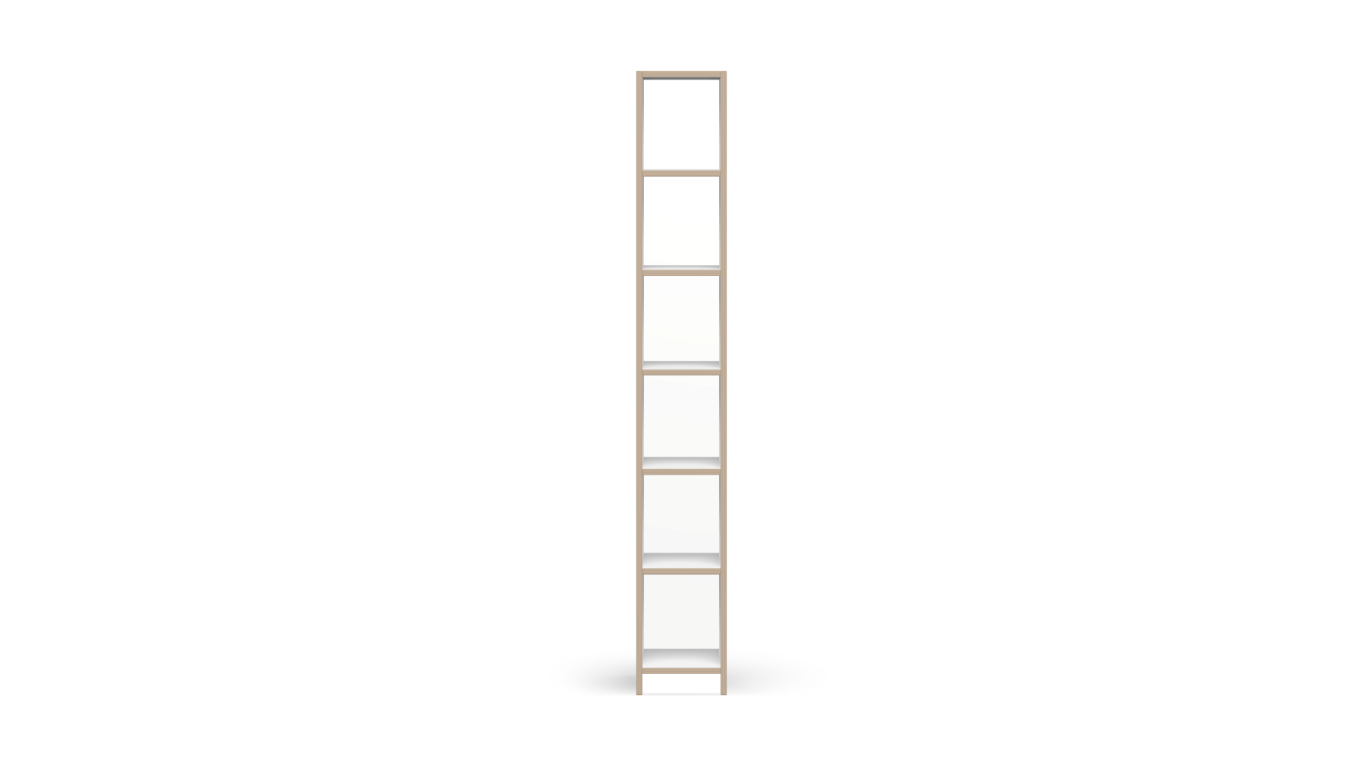 High narrow shelf 30 cm wide