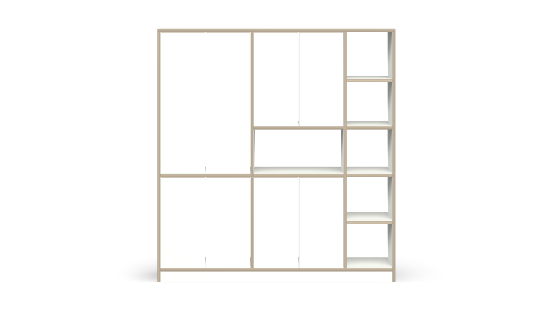 Scaffali modulari su misura, Configuratore