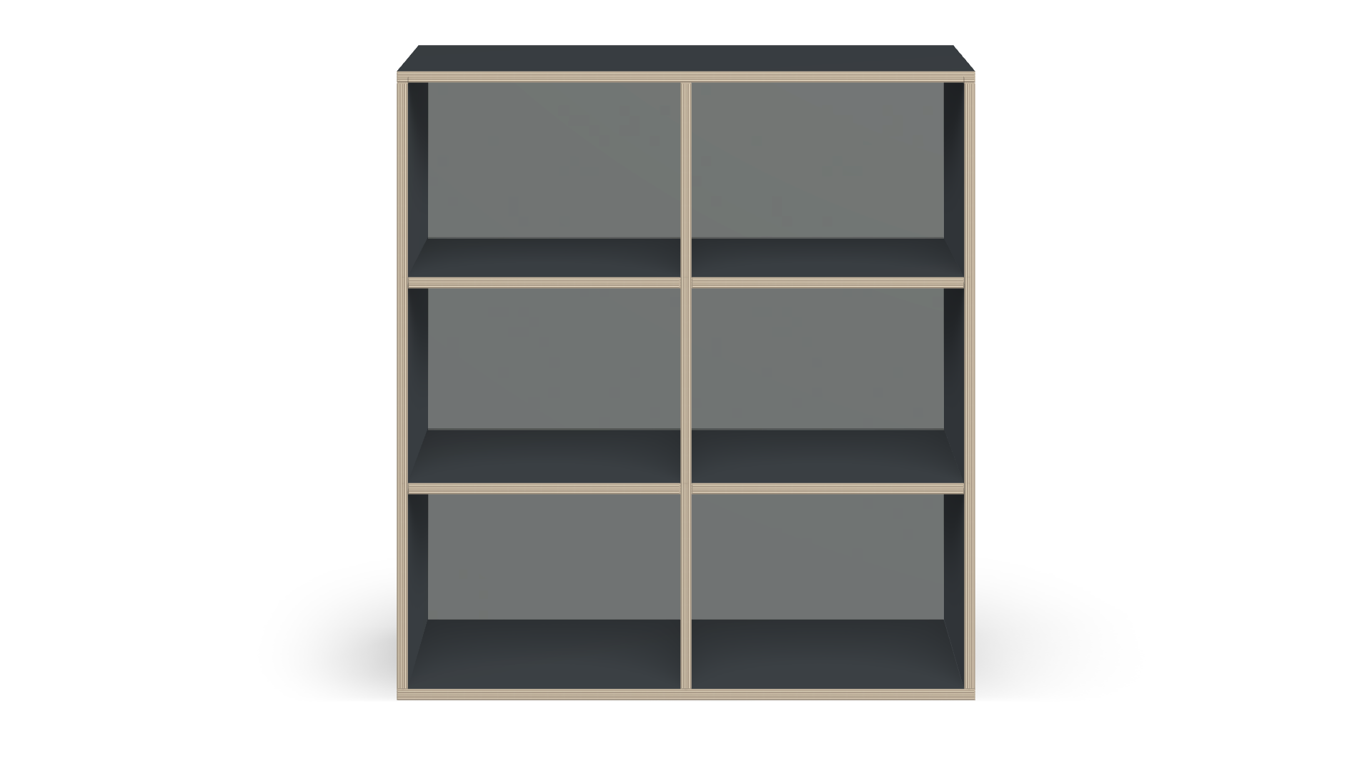 Black record rack made to measure