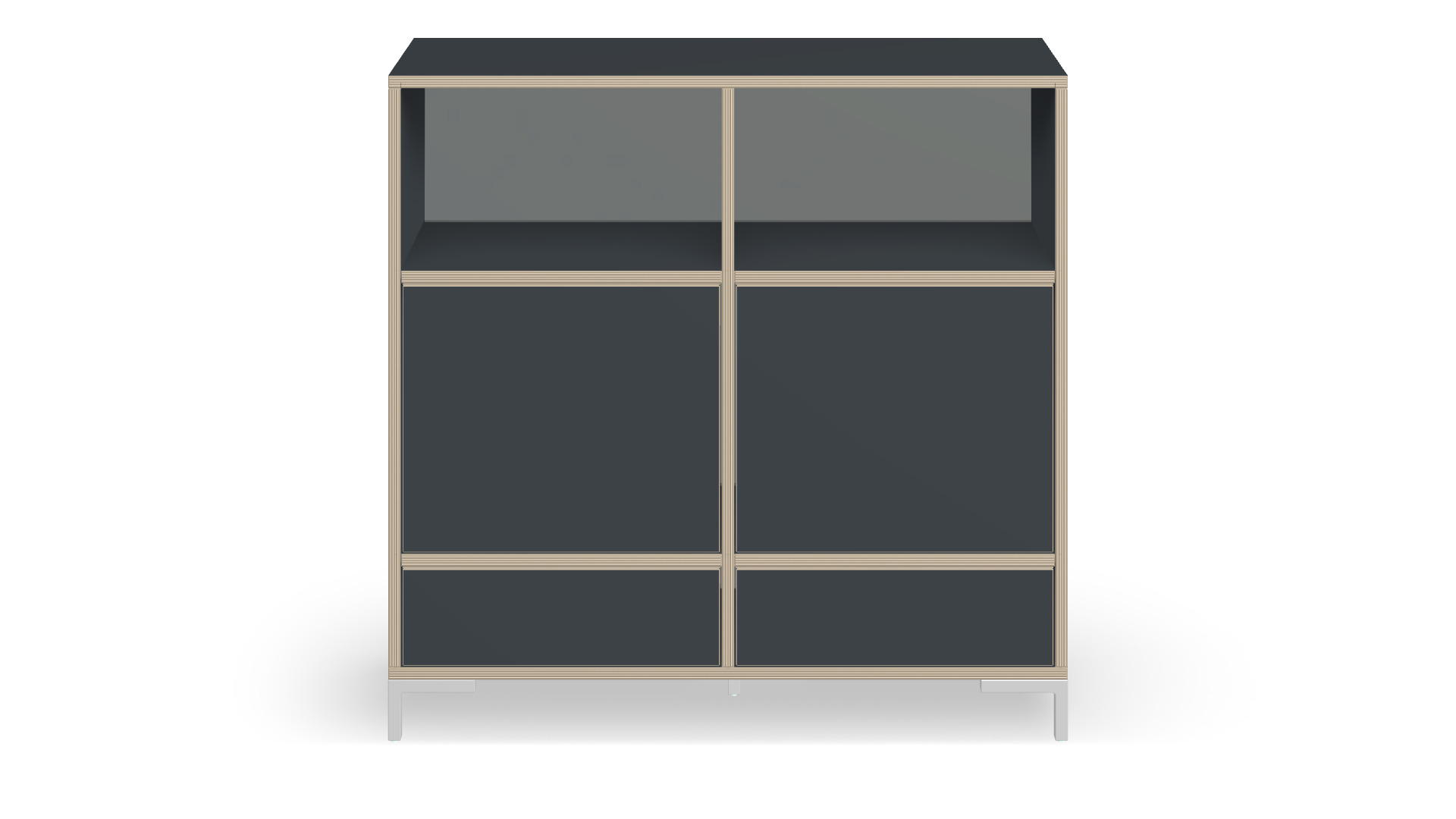 Highboard in multiplexlook
