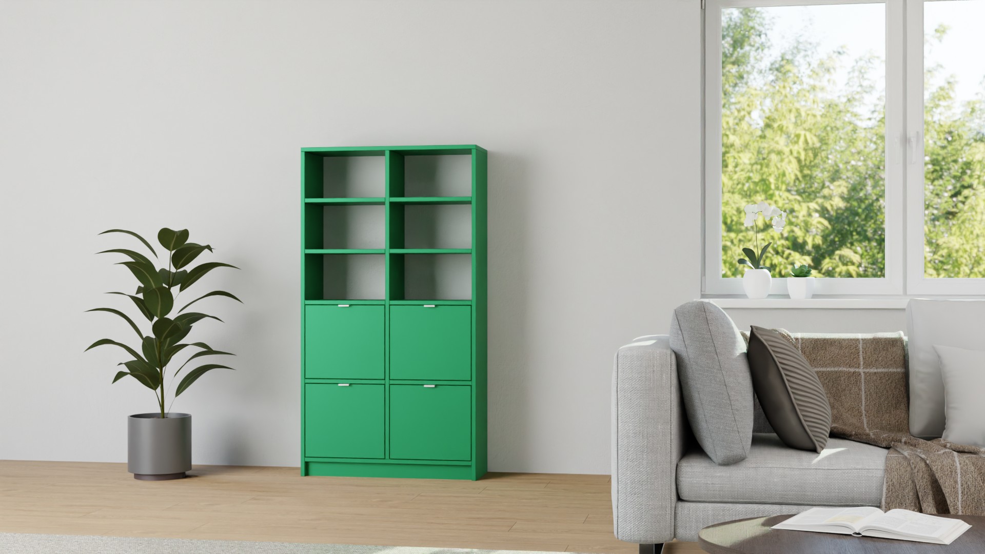 Individuelles Regal nach Maß MDF Lackiert