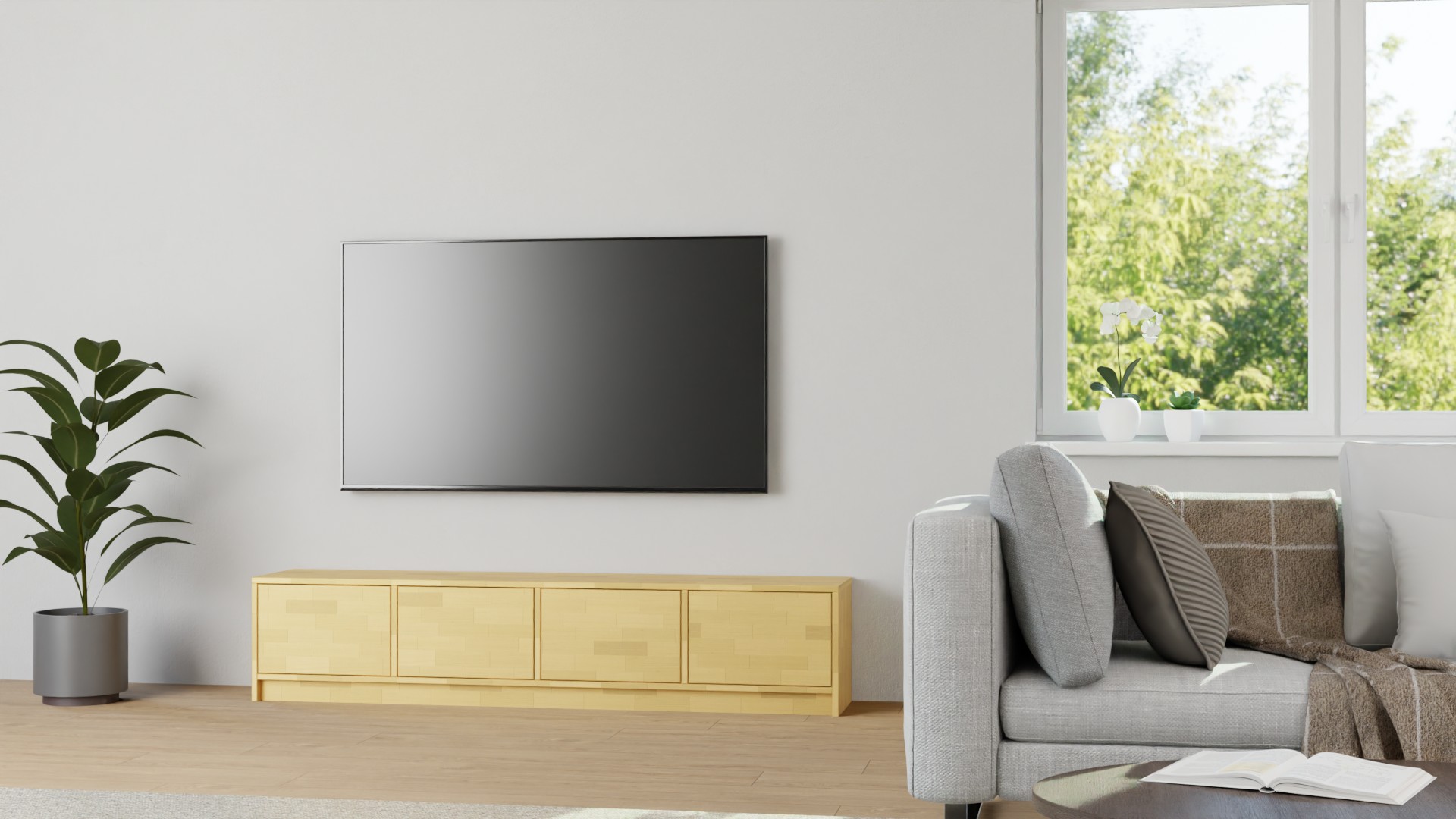 Lowboard nach Maß Buche