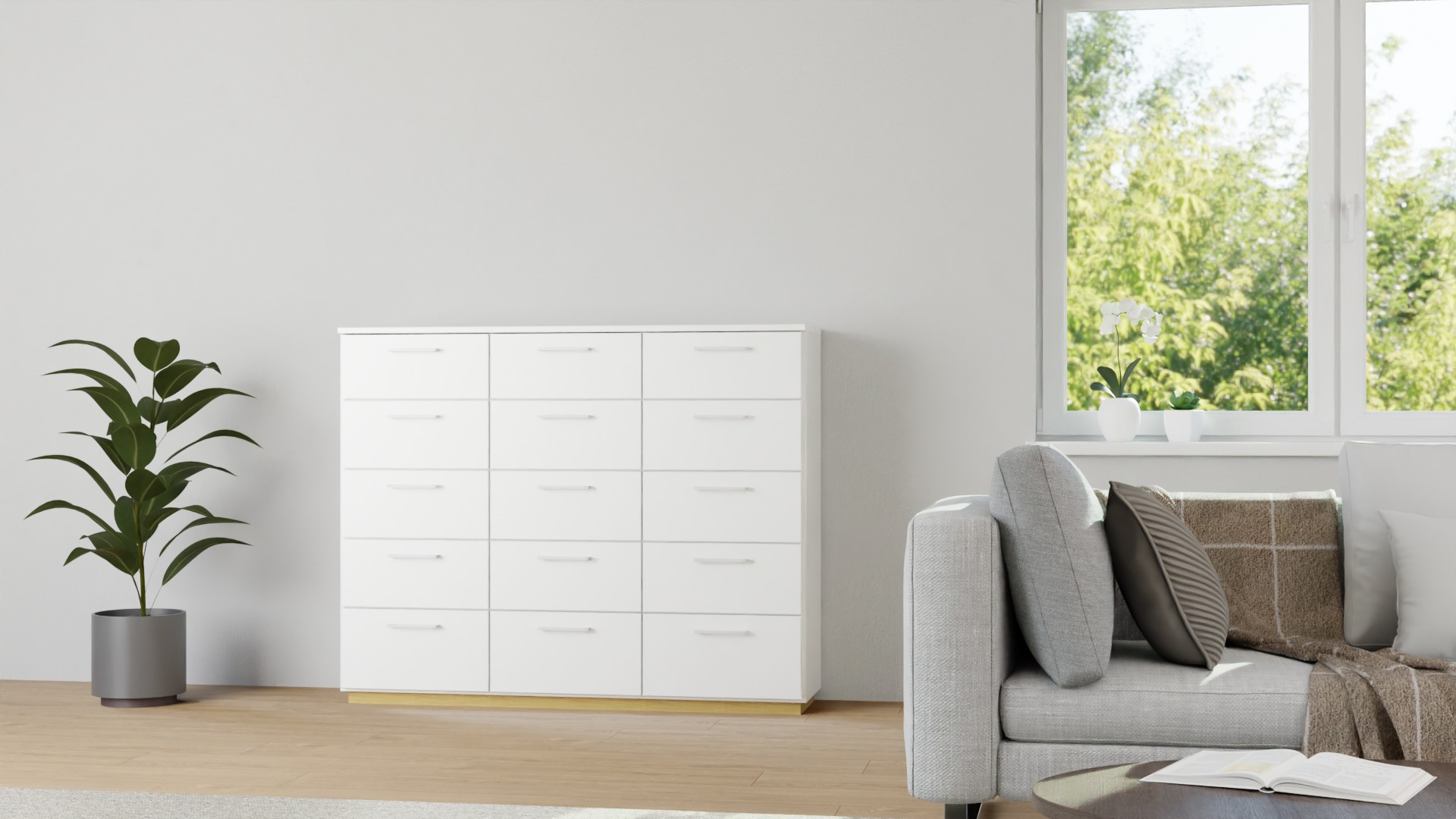 Apothekerkommode nach Maß von Pickawood MDF Beschichtet