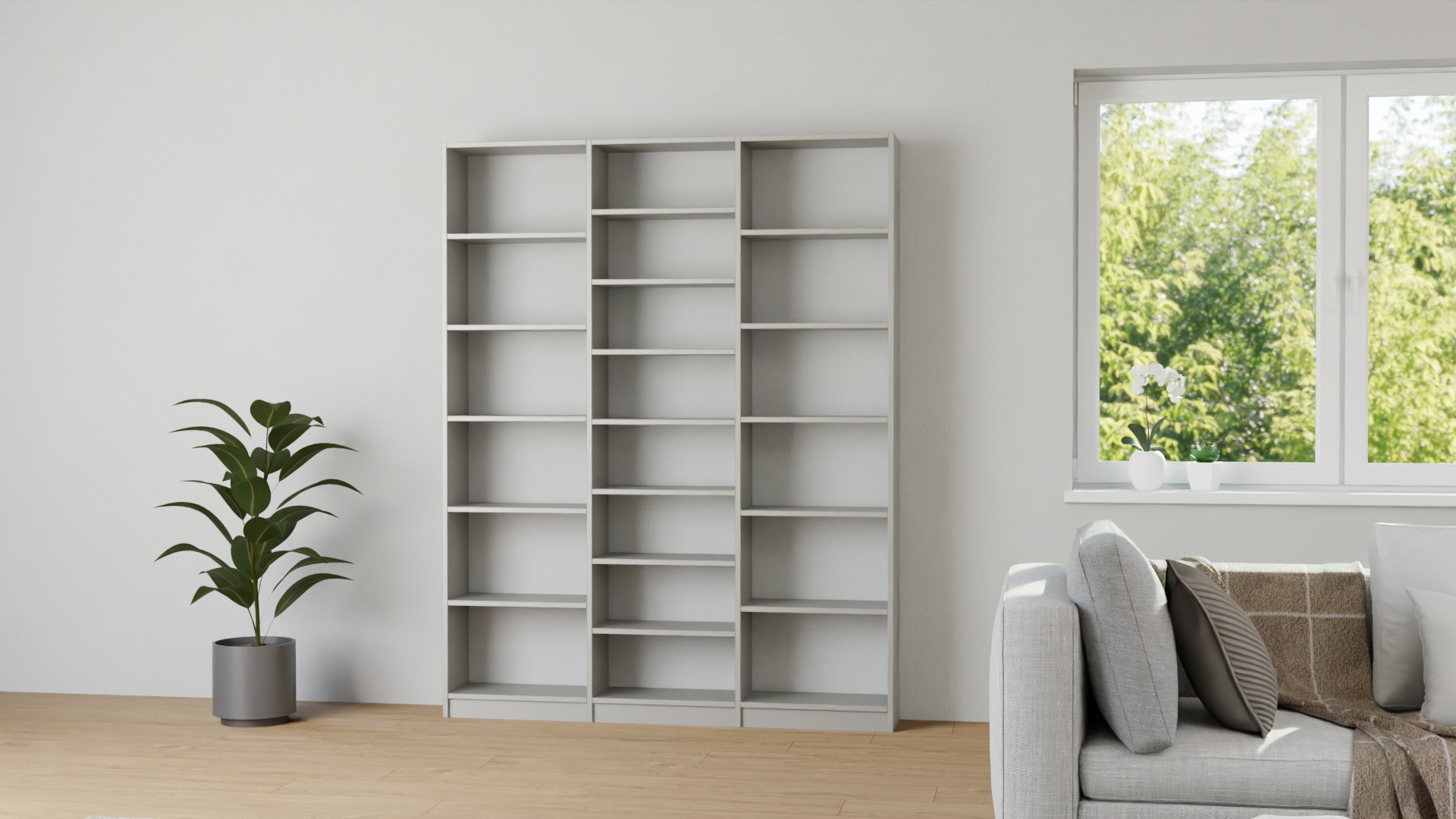 Klassisches Bücherregal nach Maß Premium Dekore