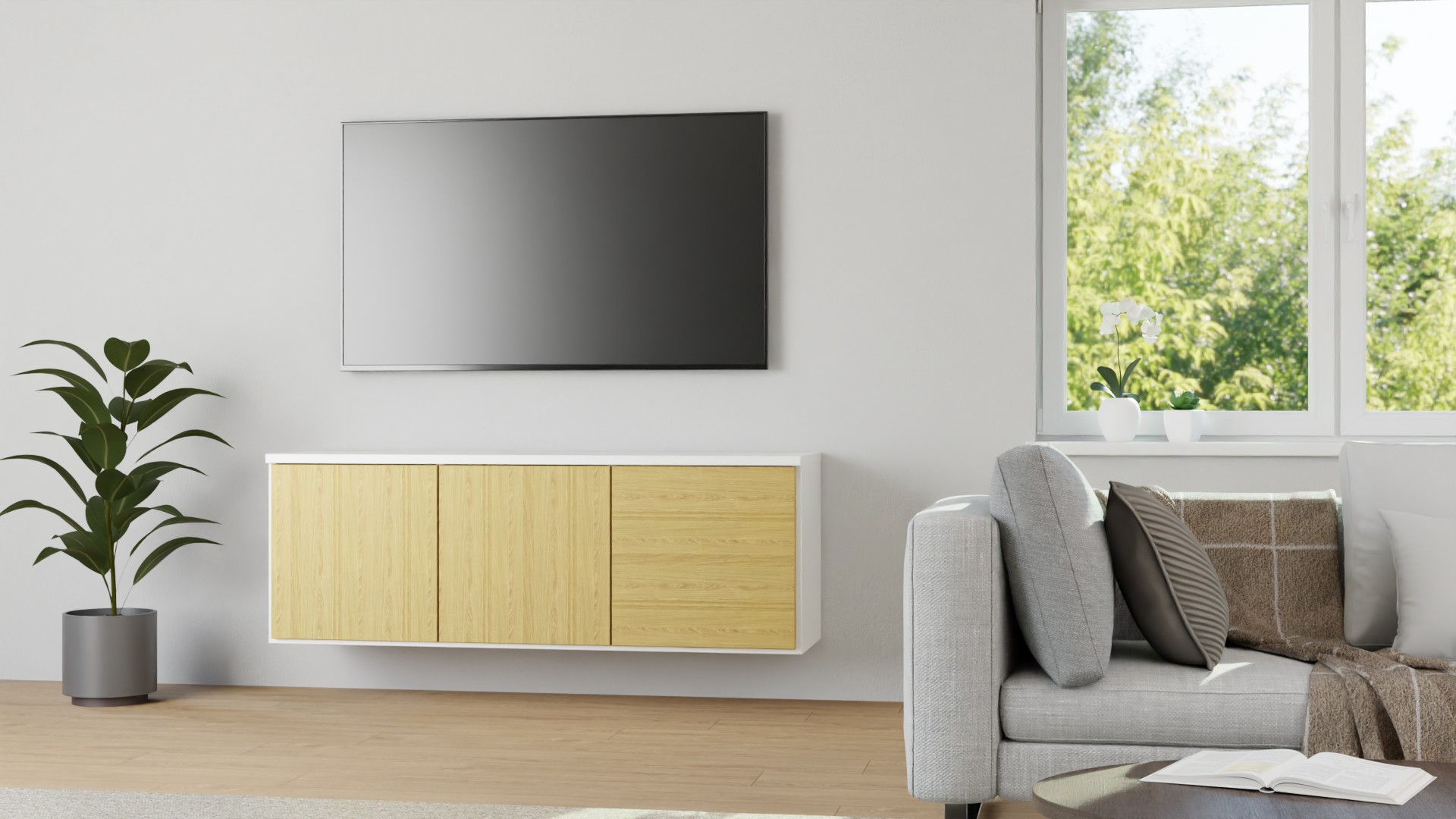Hängesideboard MDF Beschichtet