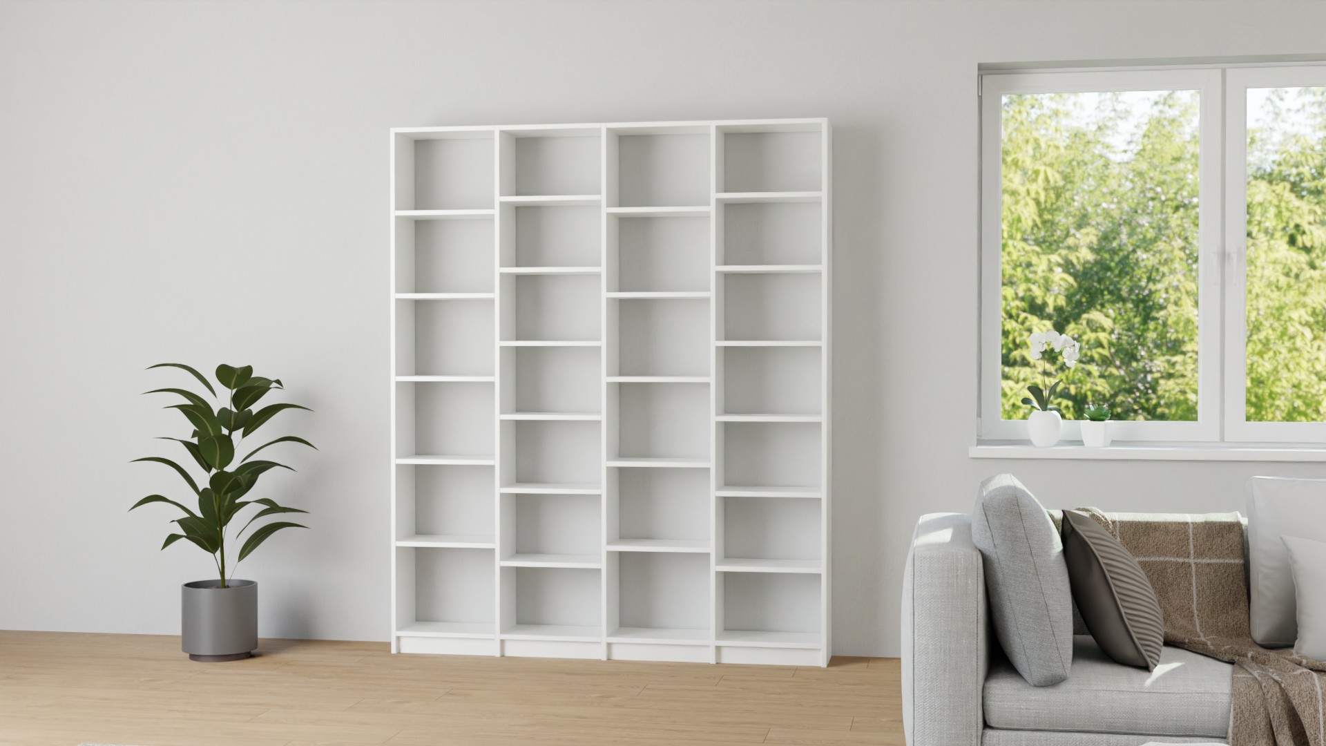 Wohnwand nach Maß MDF Beschichtet