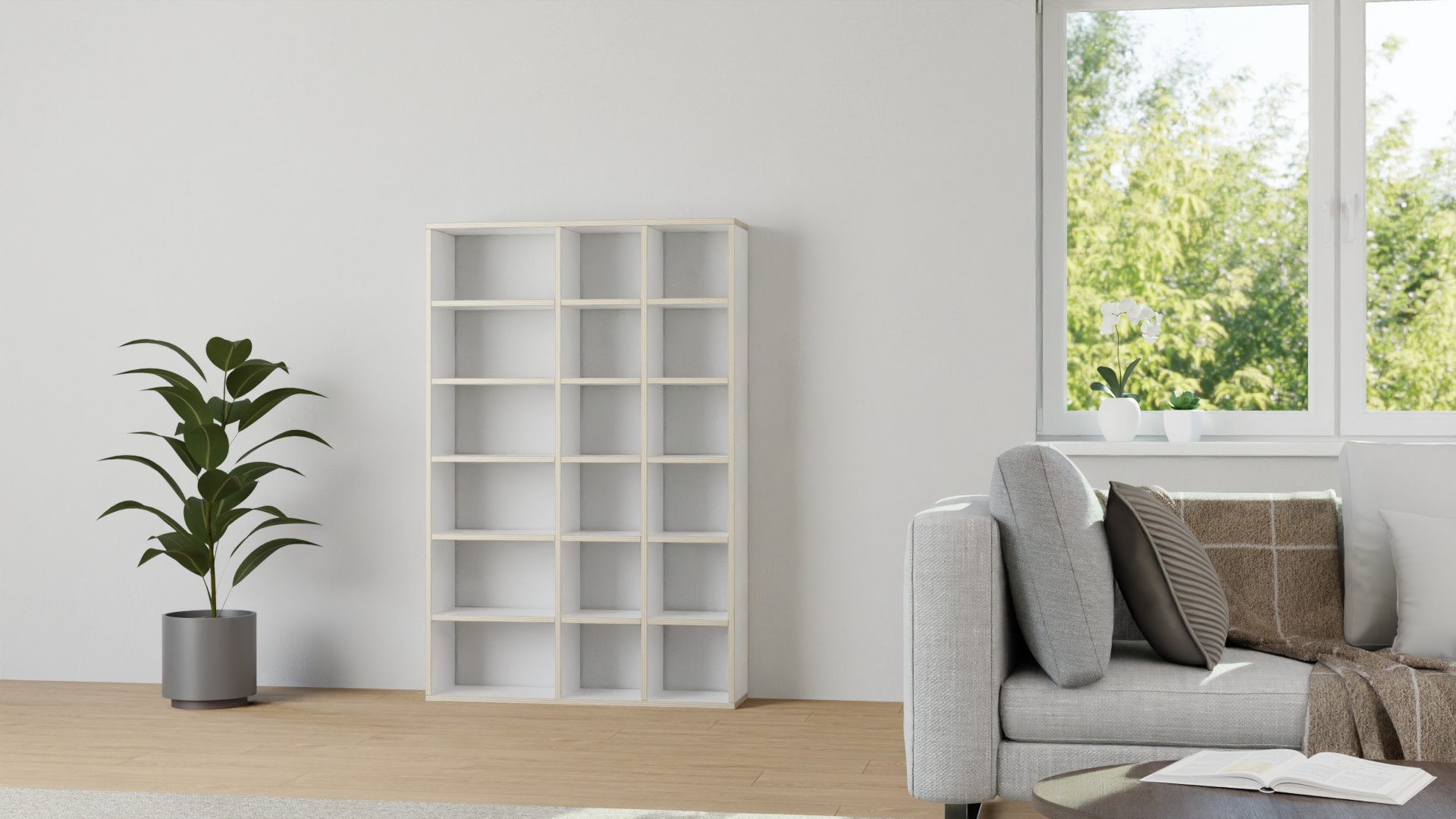 Regal nach Maß aus Multiplex - Bücherregal mit vielen Optionen