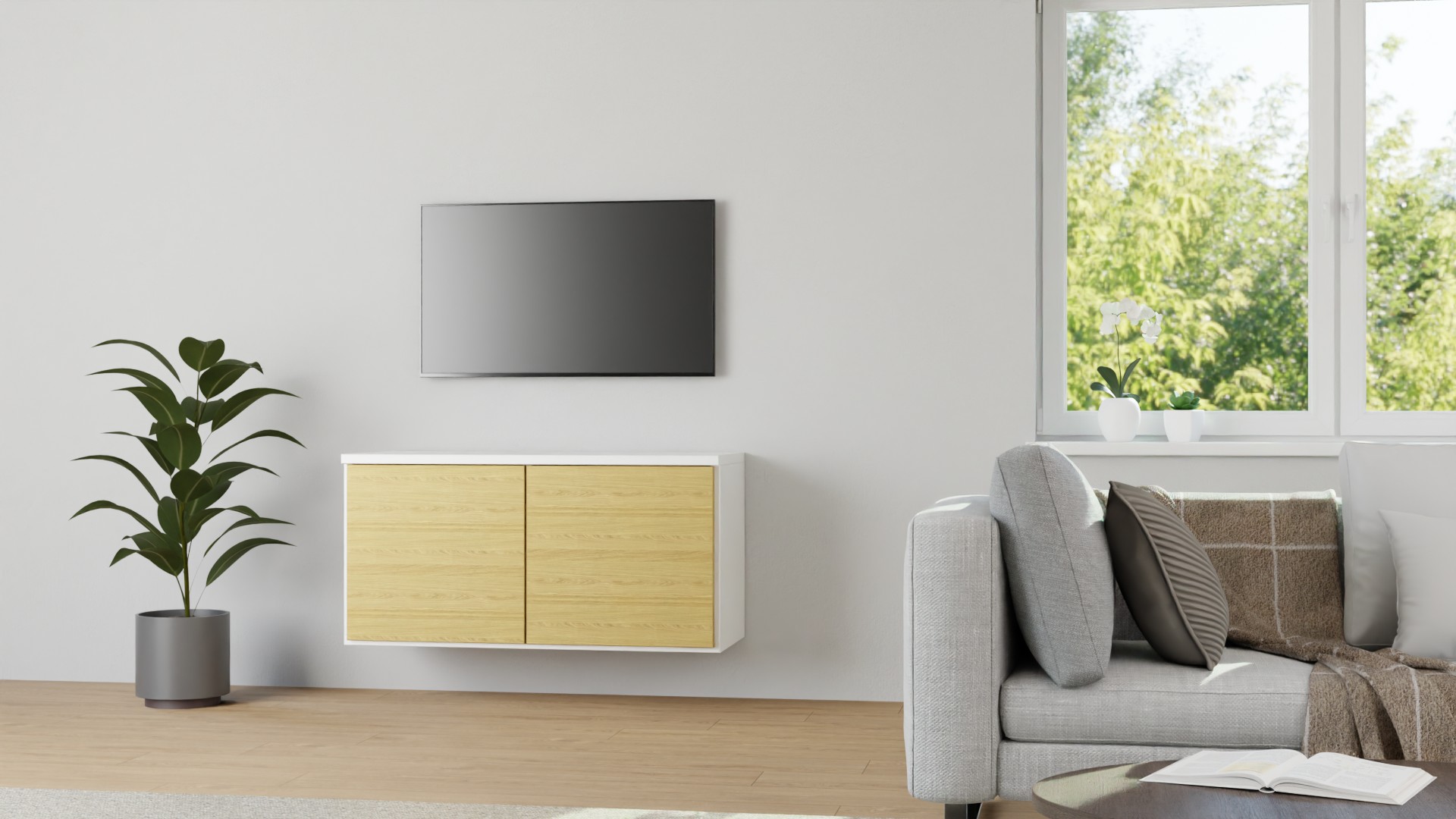 Hängesideboard MDF Beschichtet