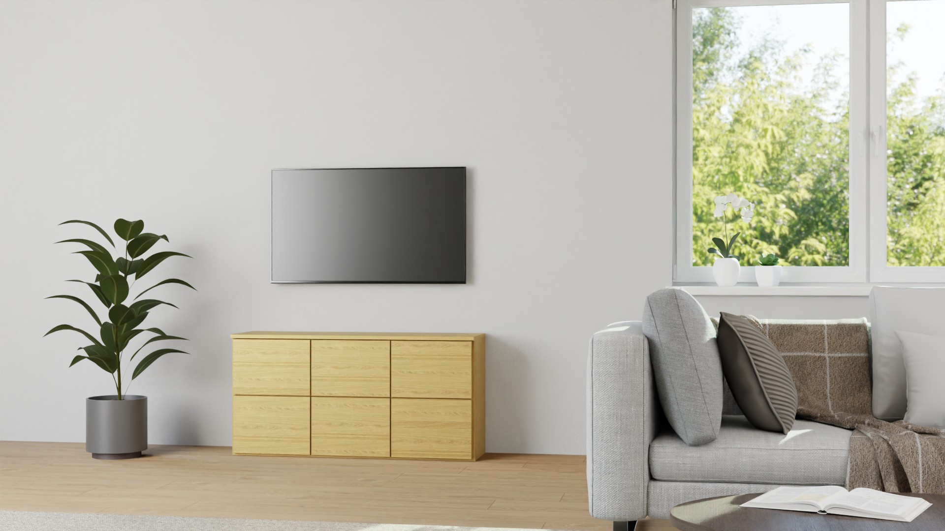 Massivholz Sideboard nach Maß Eiche