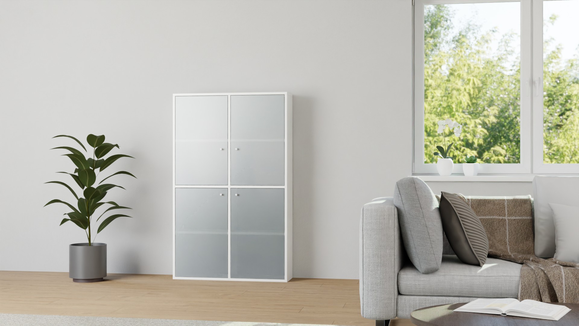 Standvitrinen nach Maß MDF Beschichtet