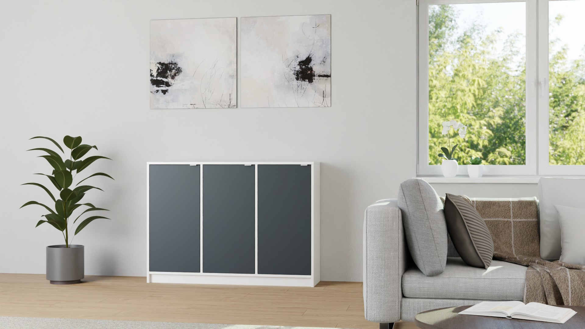 Geräumige Kommode nach Maß – Highboard mit vielen Optionen MDF Beschichtet