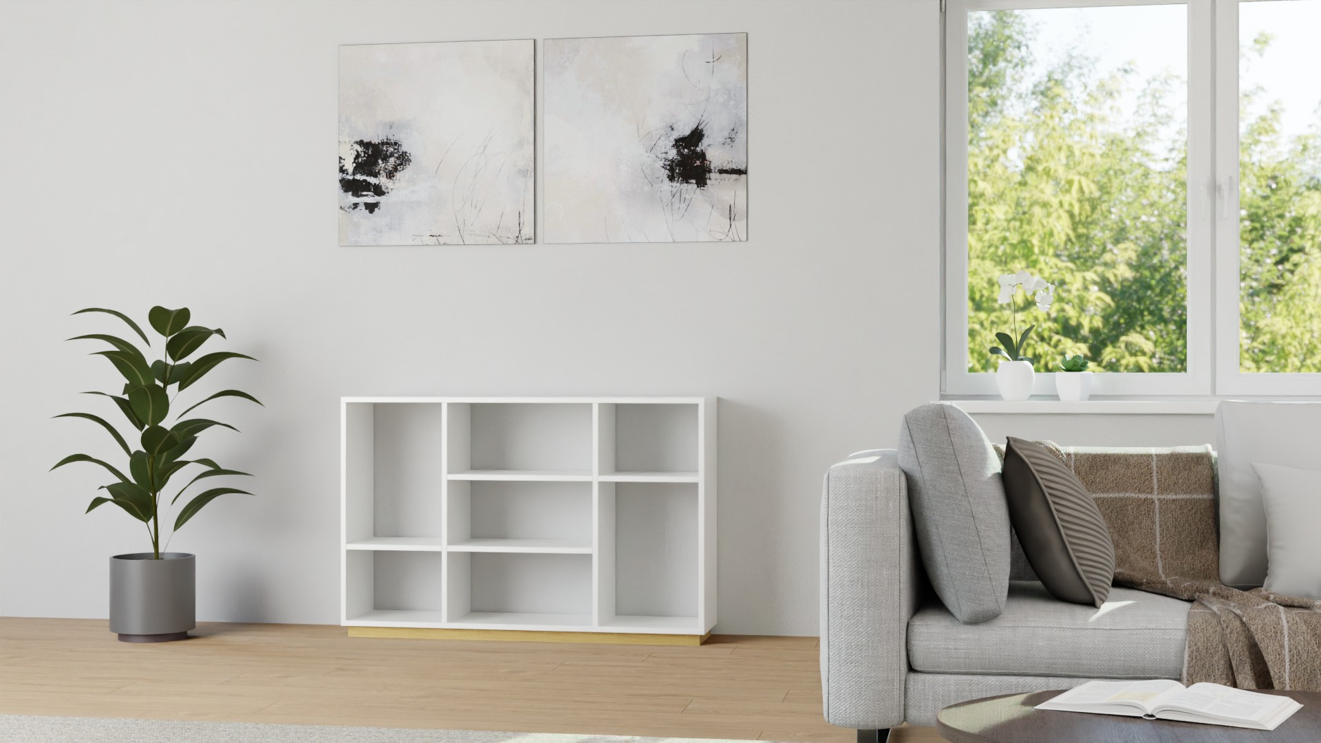 Schlichtes Sideboard nach Maß MDF Beschichtet