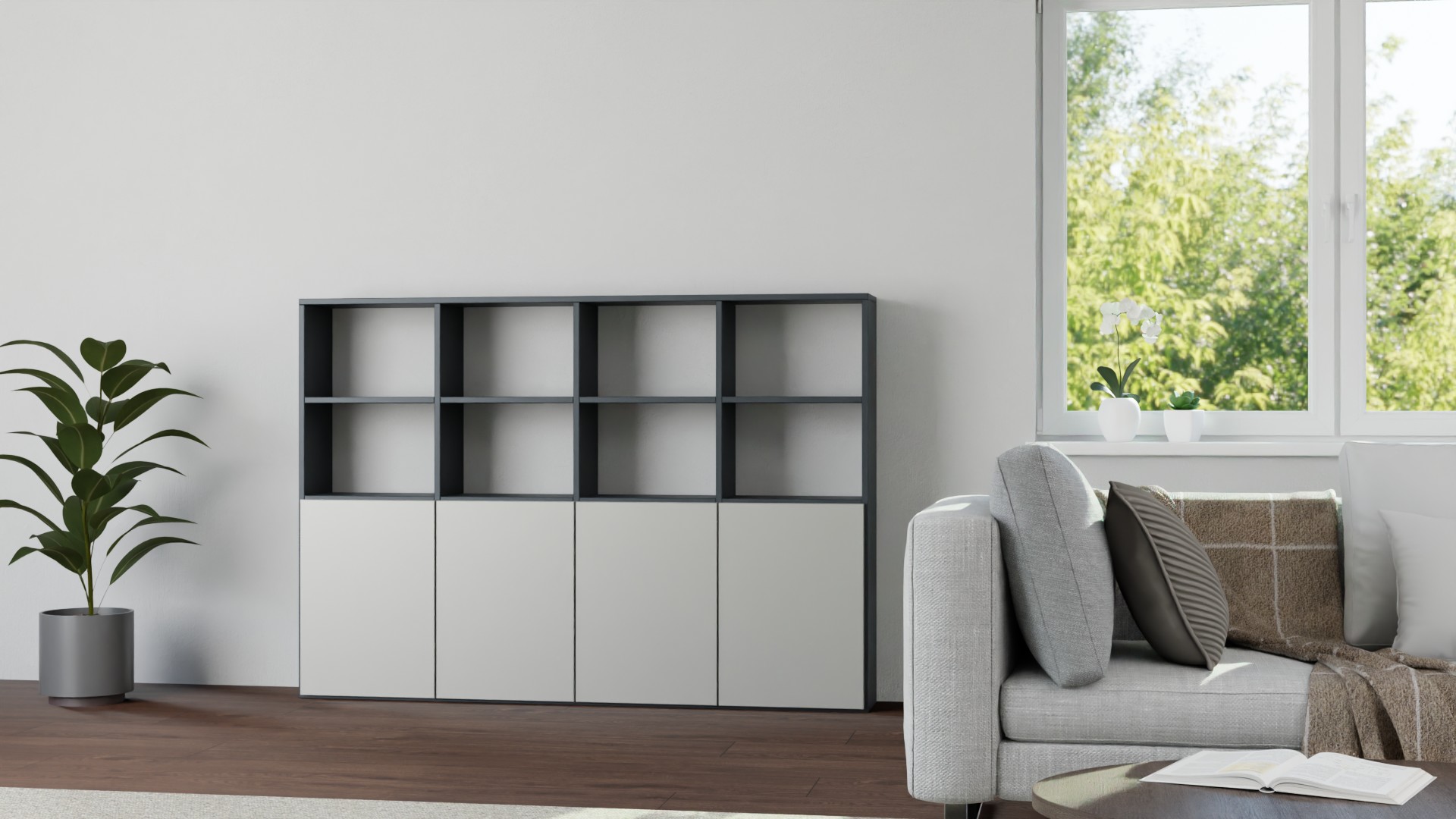 Schlichtes Regal nach Maß Premium Dekore