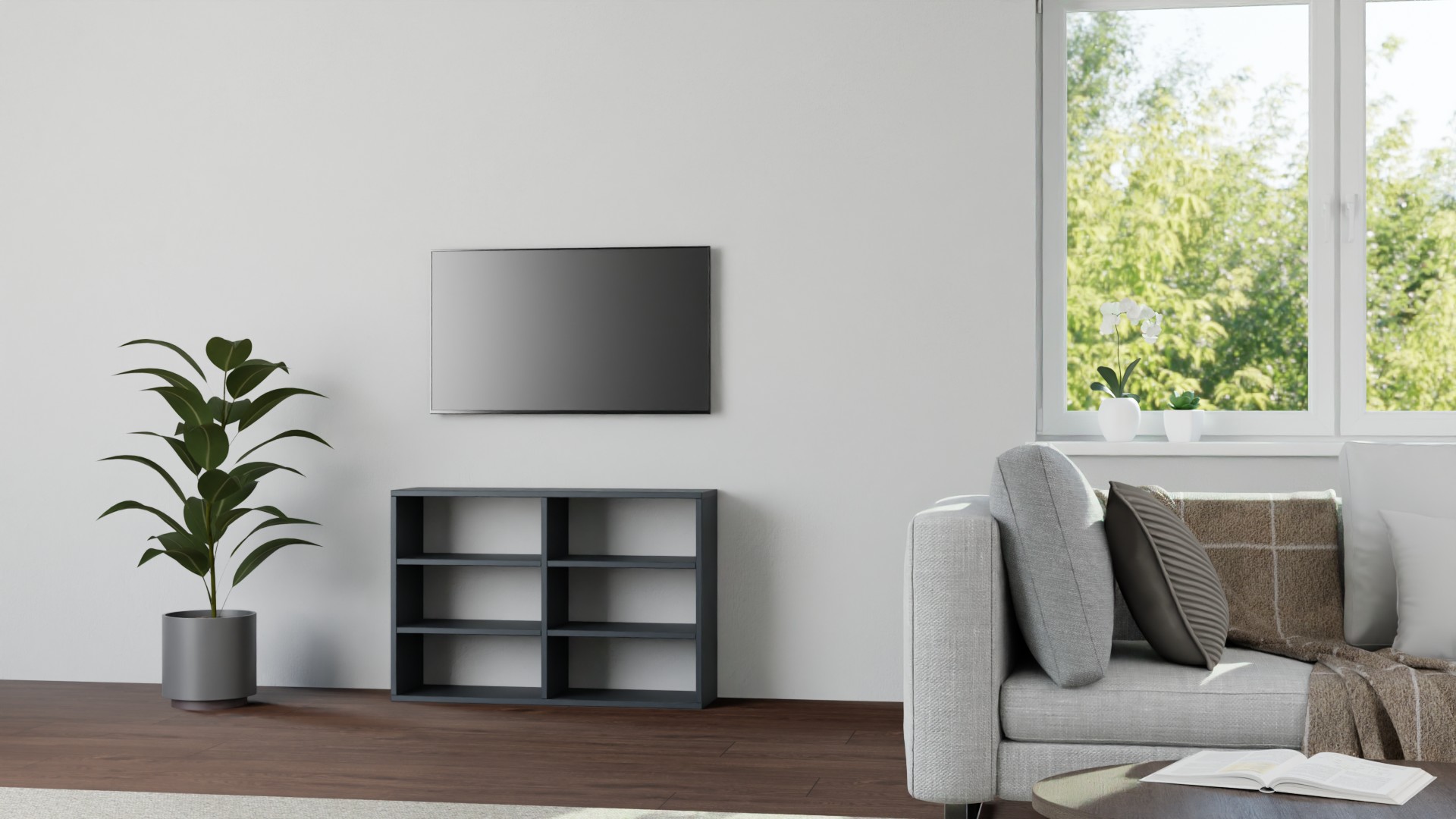 Schlichtes Miniregal nach Maß Premium Dekore