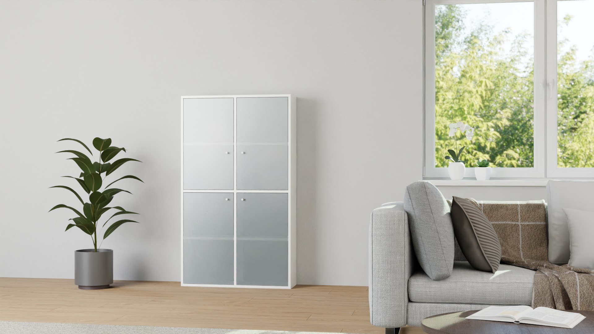 Standvitrinen nach Maß MDF Beschichtet