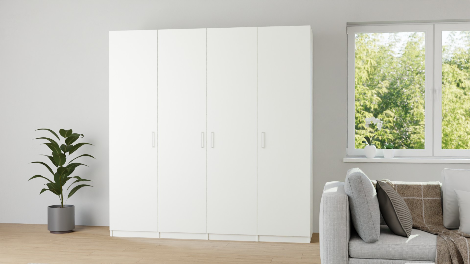 Kleiderschrank groß Premium Dekore