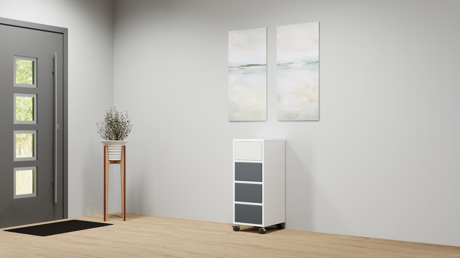 Schlichter Container nach Maß MDF Beschichtet