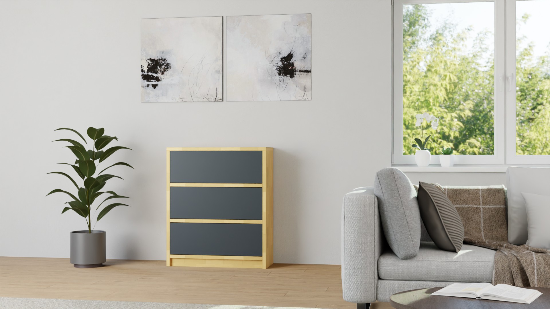 TV-Highboard – gratis Magazin Buche