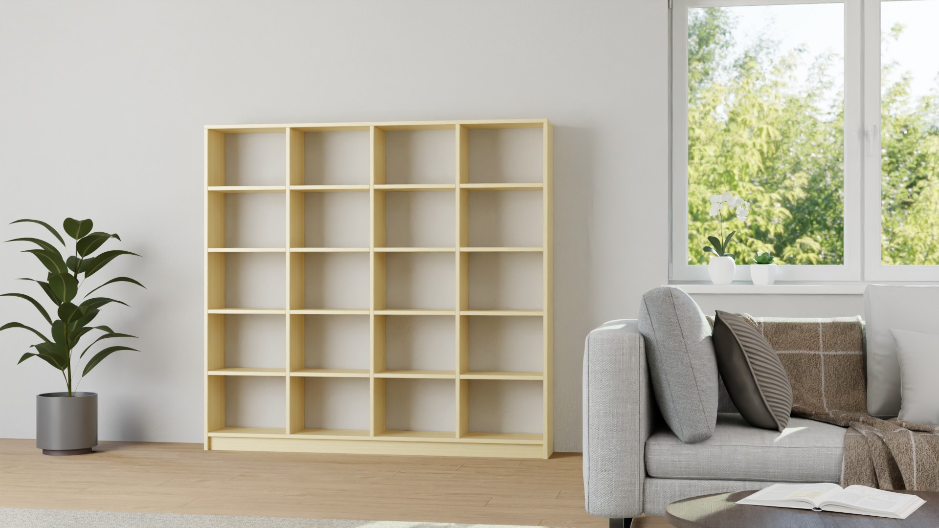 Offenes Bücherregal Ahorn (europäisch)