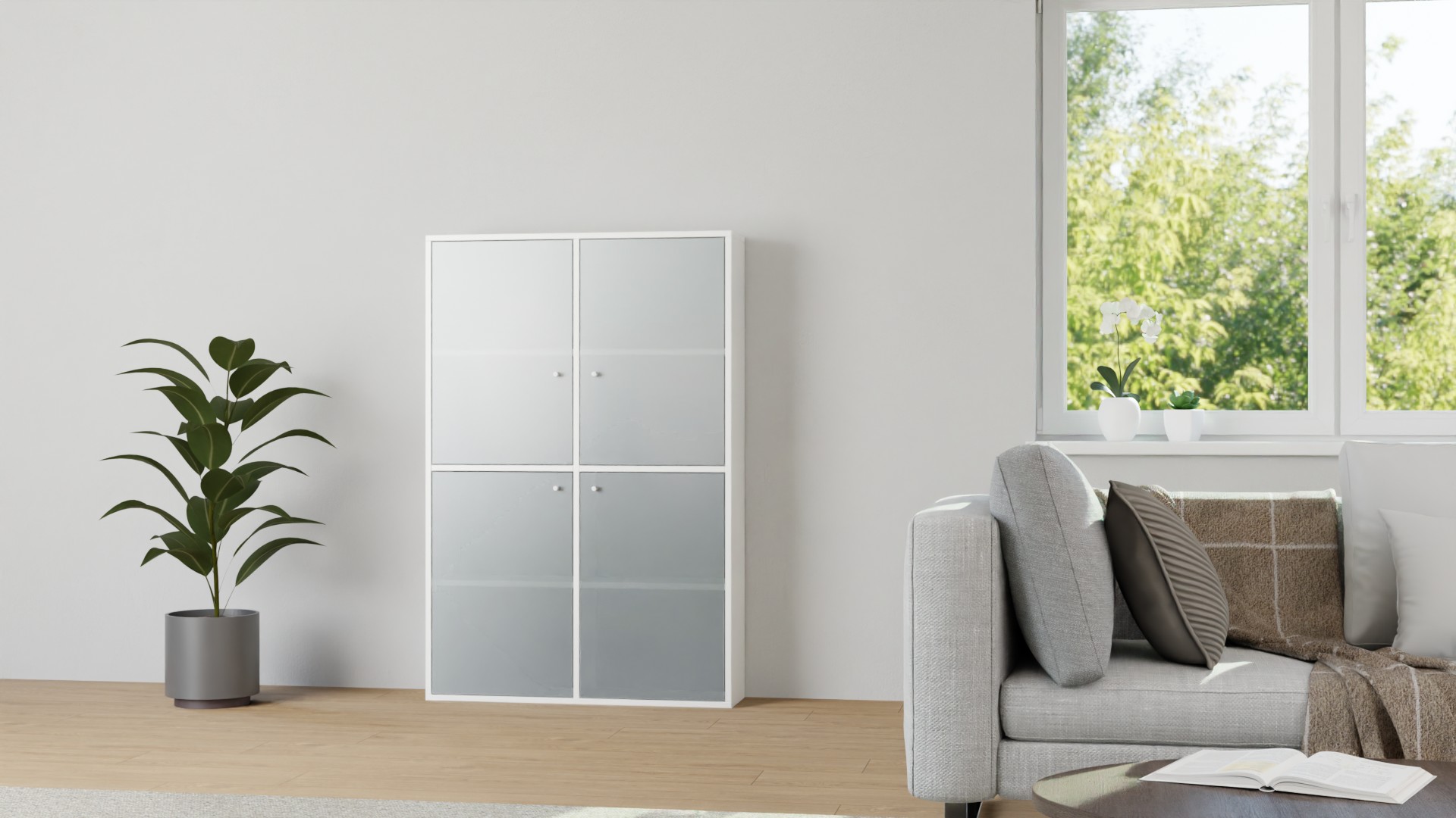 Standvitrinen nach Maß MDF Beschichtet