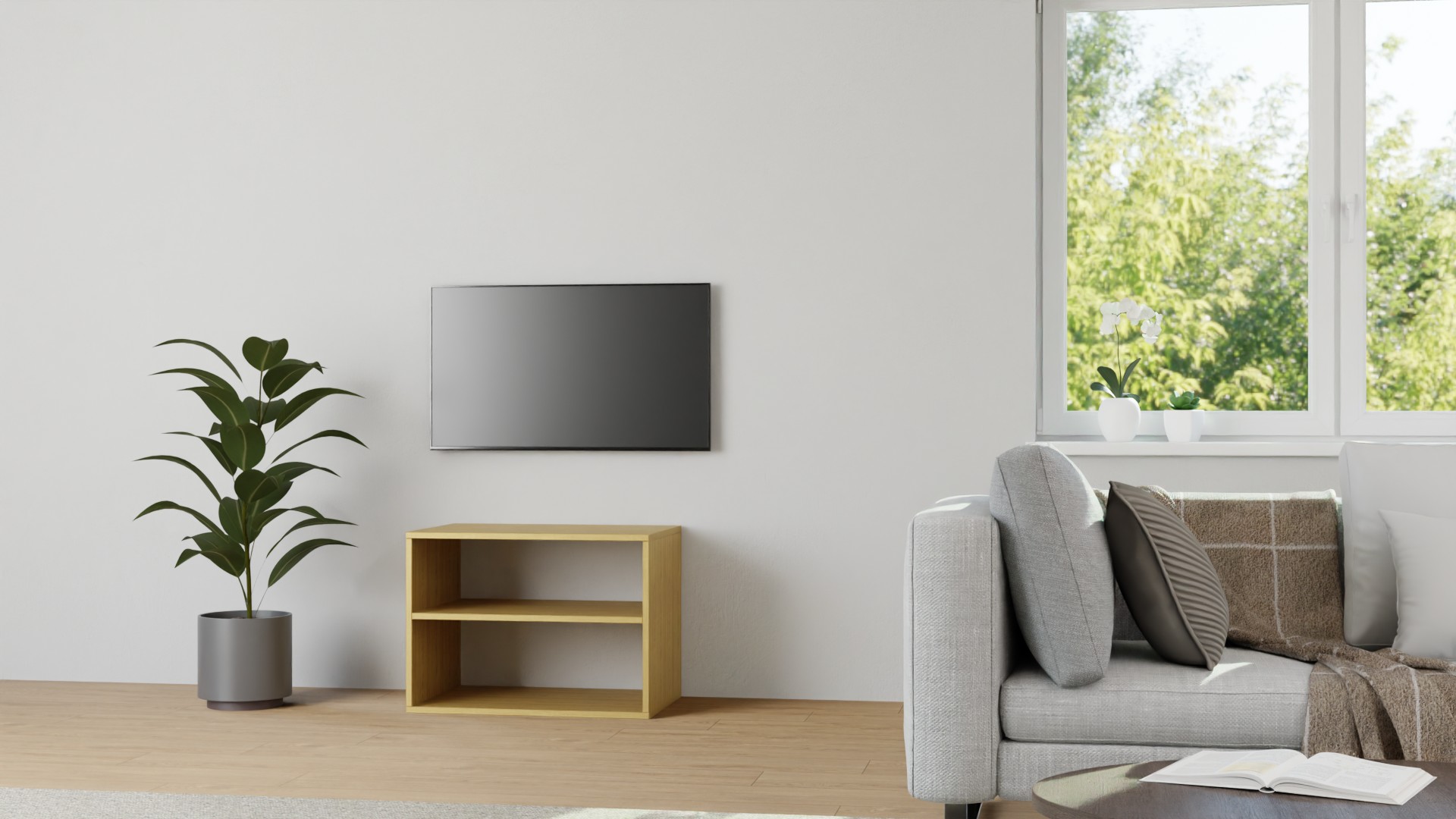 Hifi Rack Eiche