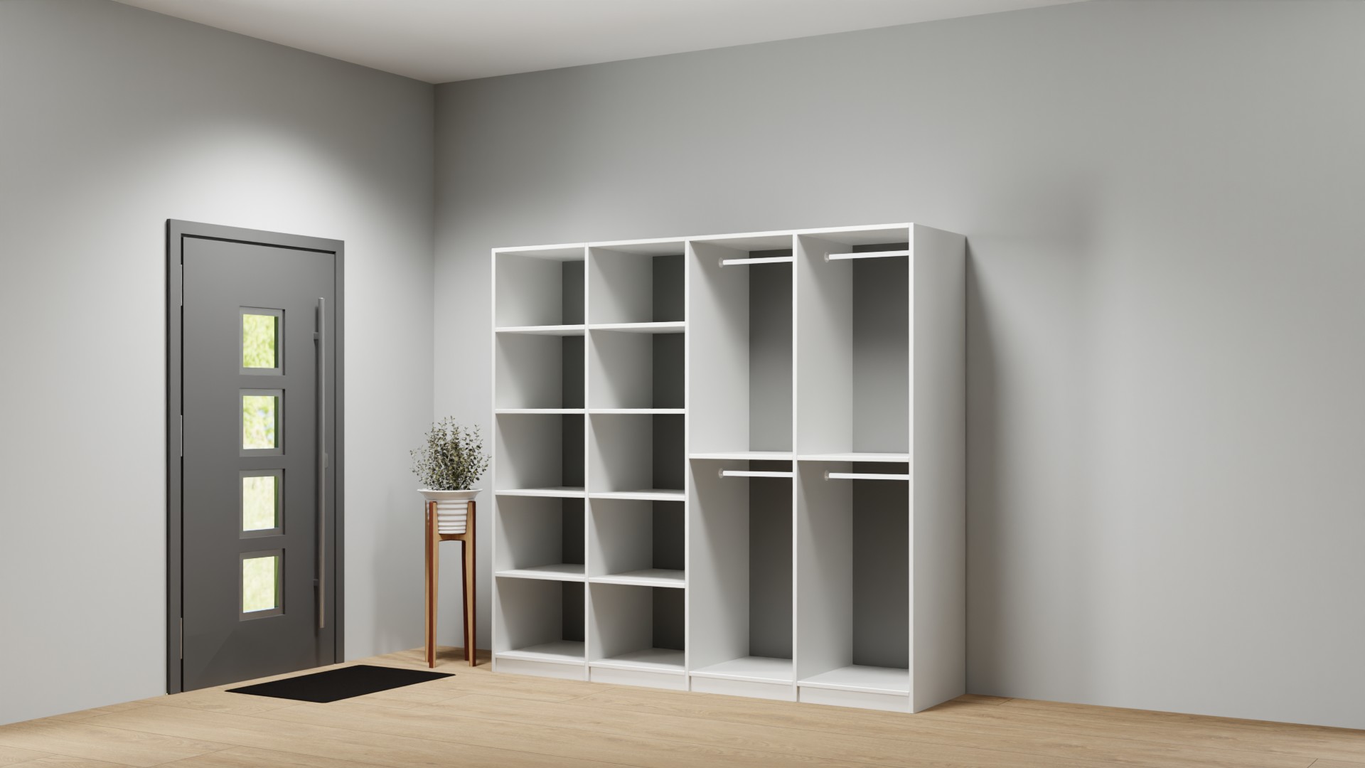 Begehbaren Kleiderschrank konfigurieren Premium Dekore