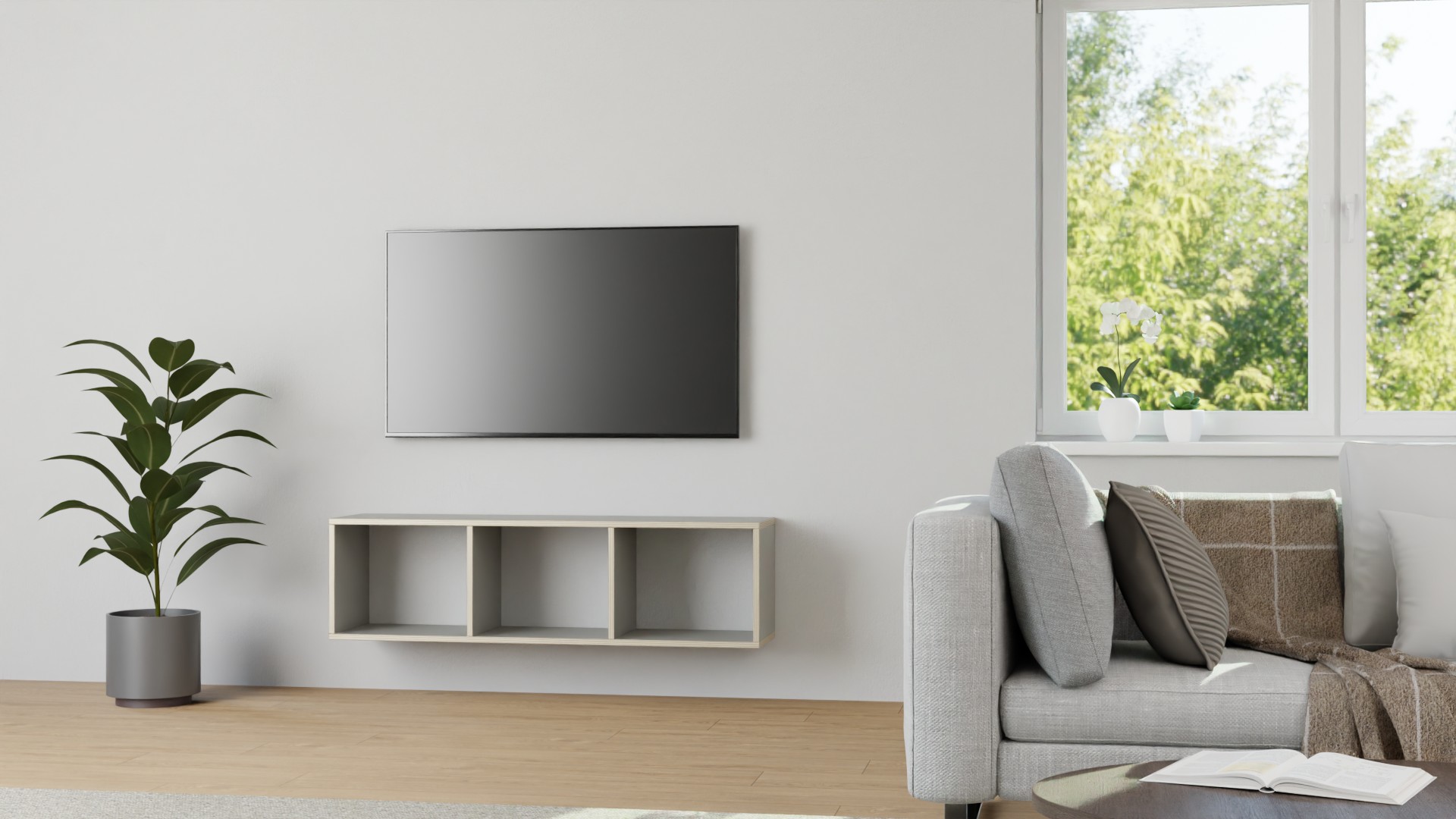 Aktenschrank mit Wandhalterung Premium Dekore