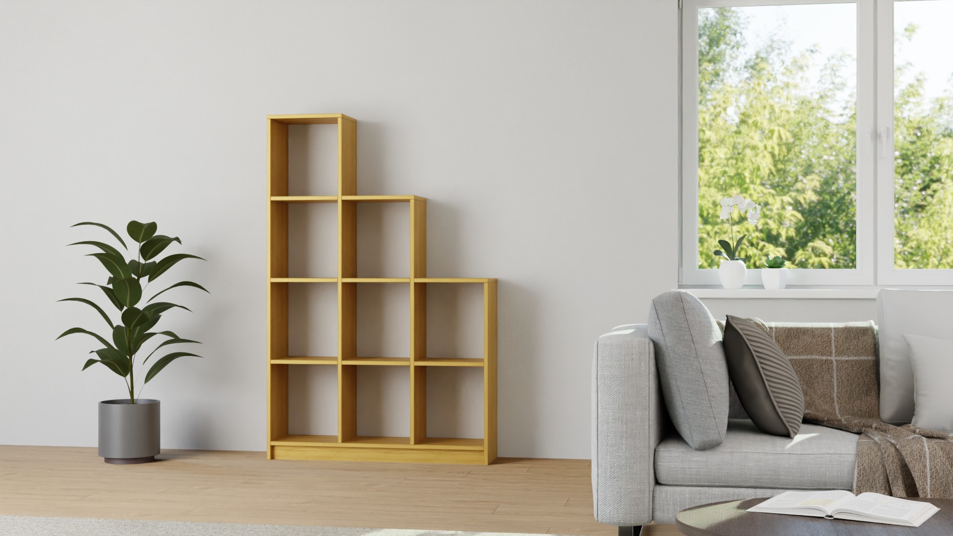 Stufenregal aus Kirsche Kirsche (europäisch)