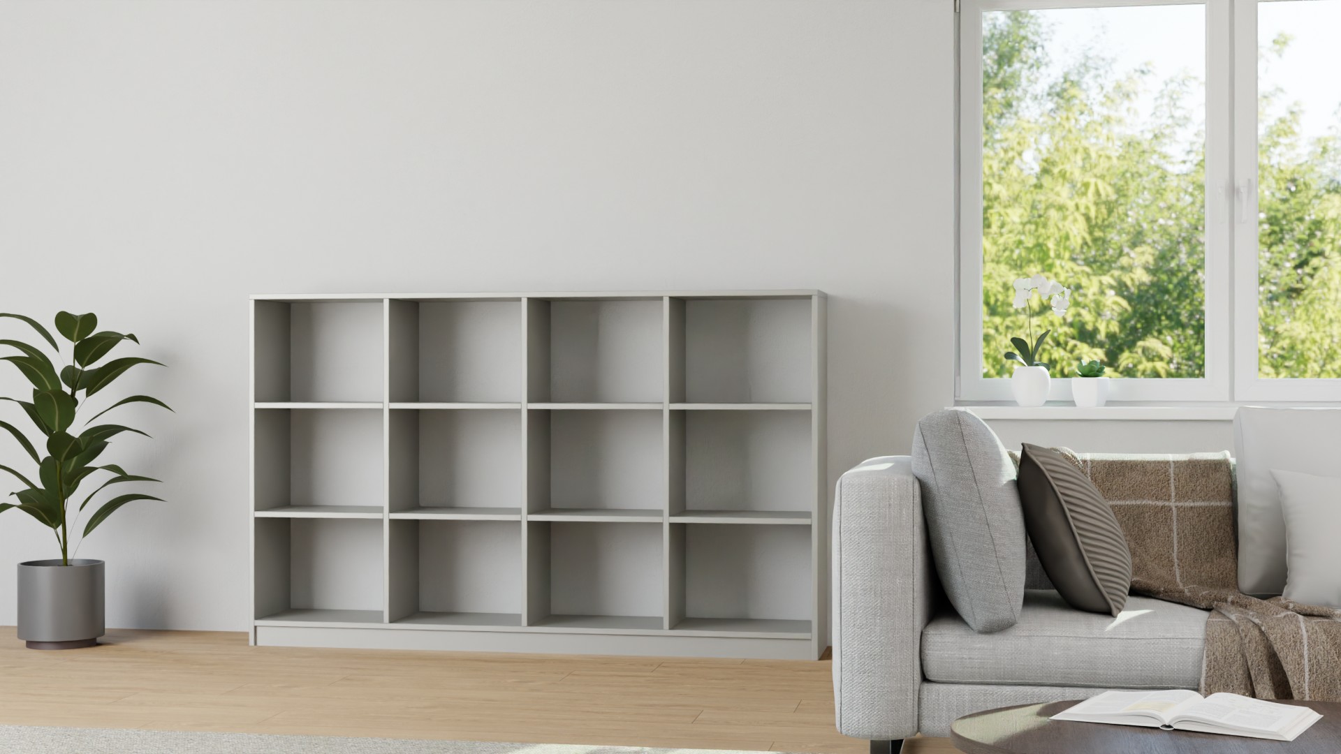 Breites Regal nach Maß Premium Dekore