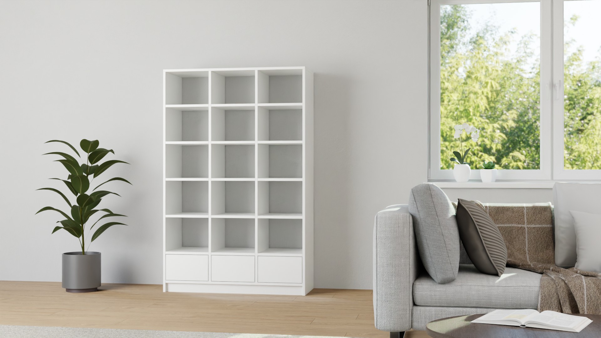 Regal mit Schubladen nach Maß MDF Beschichtet