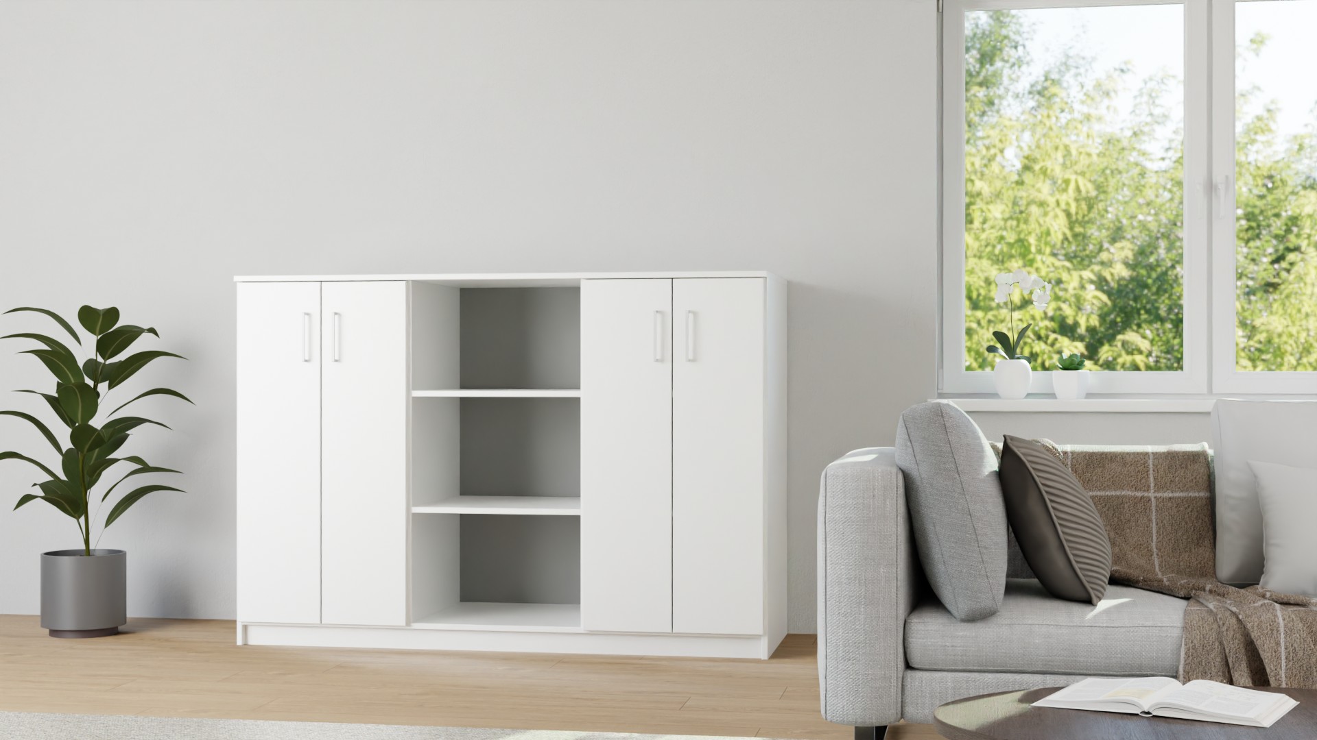 Niedriger Aktenschrank MDF Beschichtet