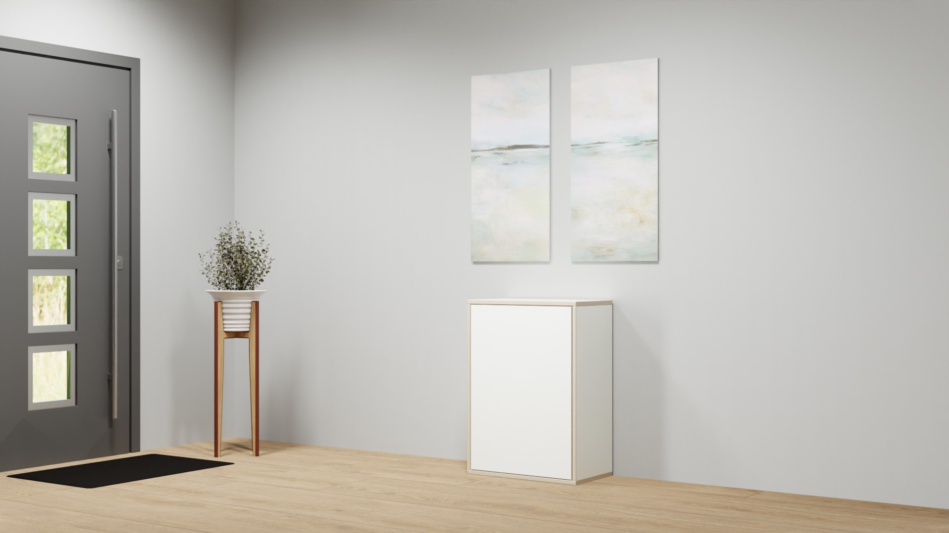 Anrichte schmal – gratis Holzmuster Premium Dekore