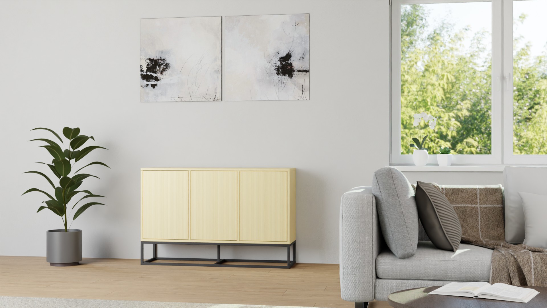 Sideboard in Ahorn Ahorn (europäisch)