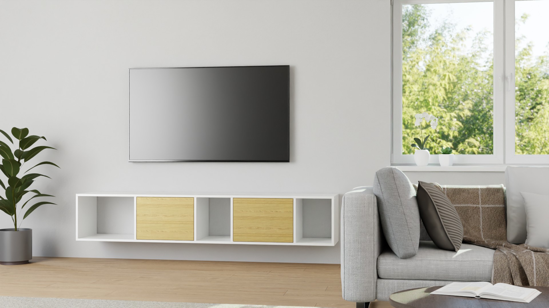 Hängesideboard MDF Beschichtet