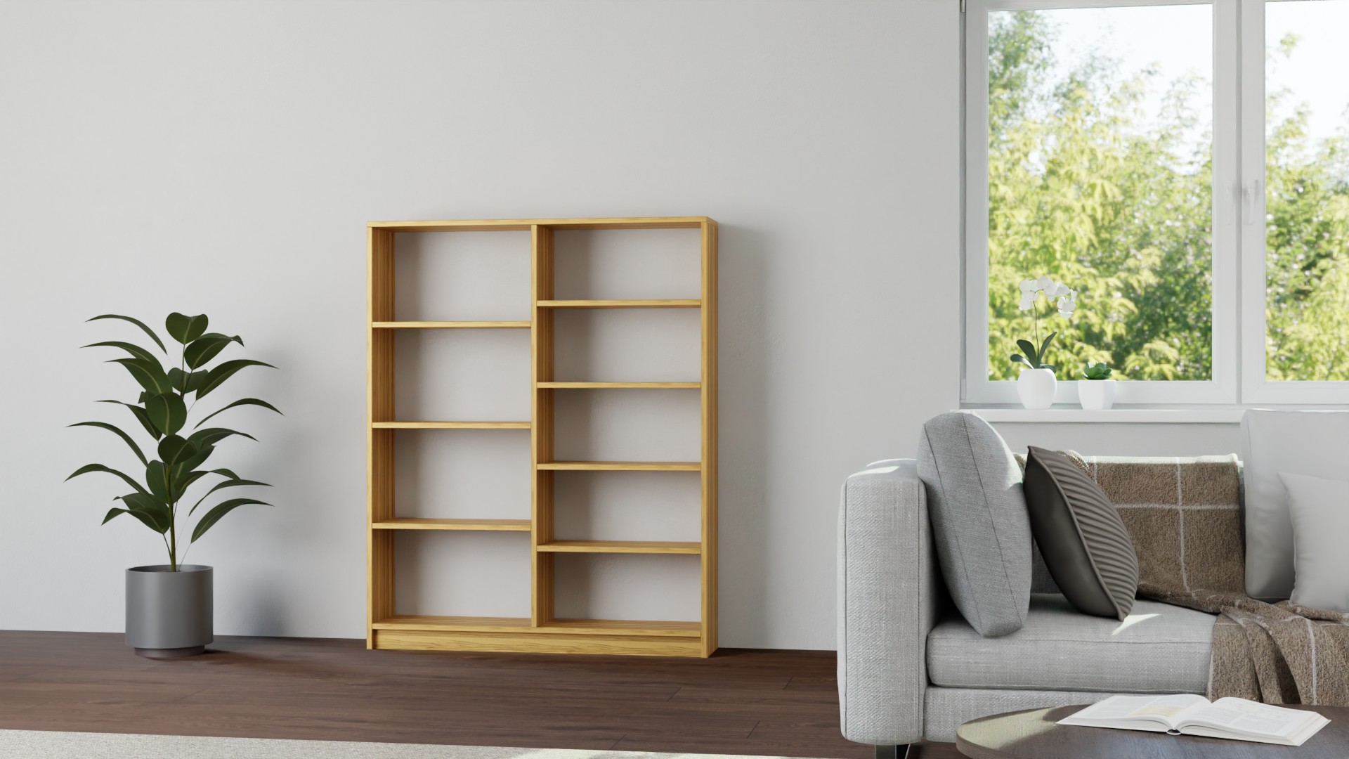 Regal aus Kernbuche Kernbuche