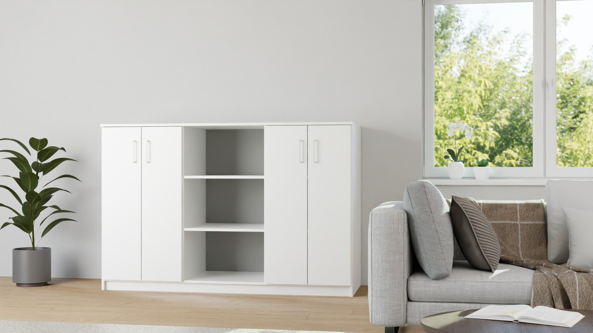 Niedriger Aktenschrank MDF Beschichtet