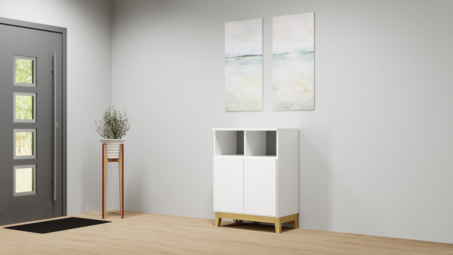 Sideboard schmal MDF Beschichtet