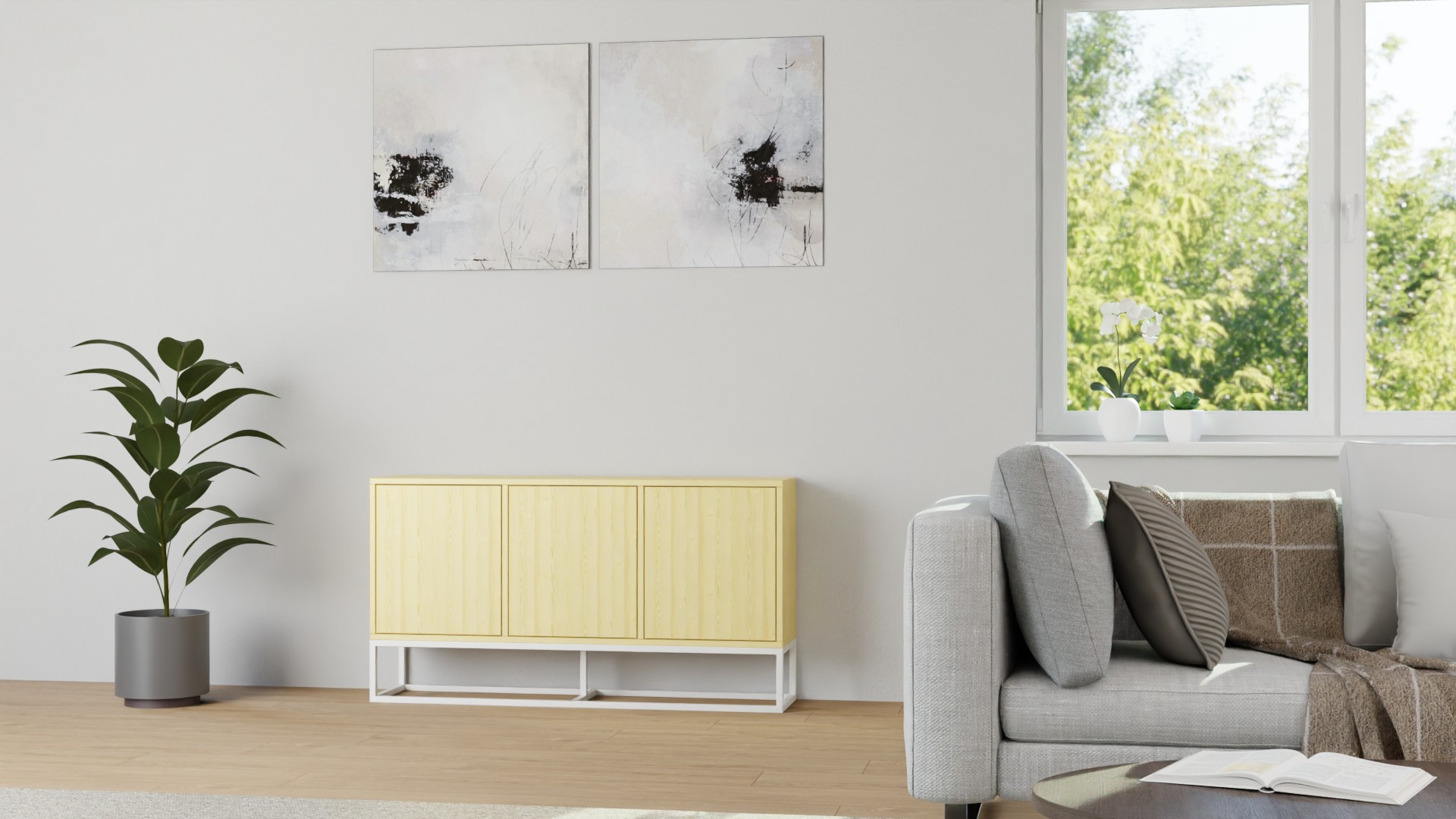Sideboard aus Kiefer Kiefer