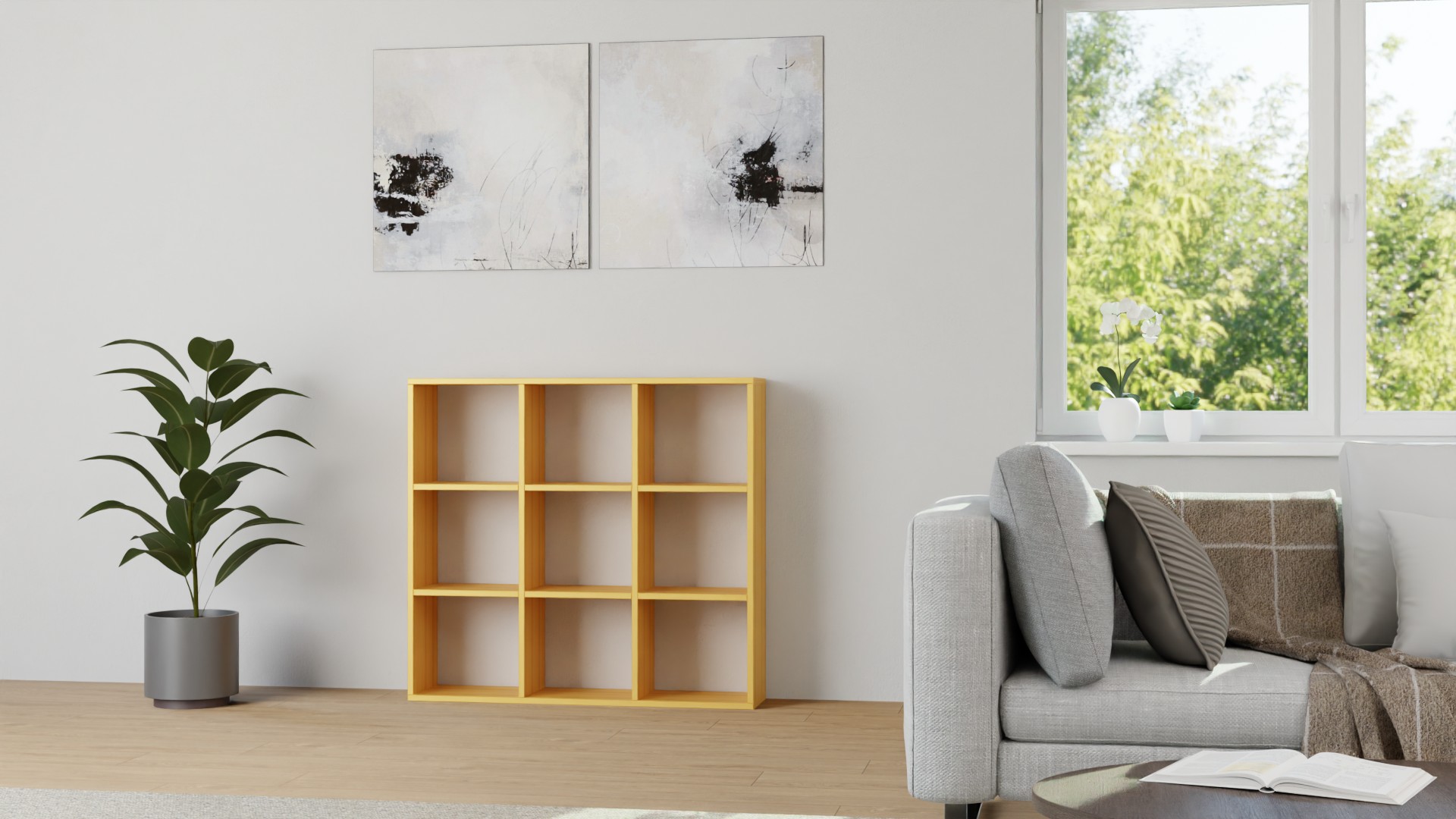 Offenes Regal aus Massivholz - Maße + Material frei wählbar Erle